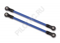   Suspension links, rear lower, blue (2) (5x115mm, powder coated steel) (assembled with hollow balls) (for use with #8140X TRX-4 Long Arm Lift Kit)  - PILOTRC