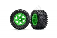 Колеса в сборе Green wheels + 3.8" Talon EXT tires + foam inserts  - PILOTRC