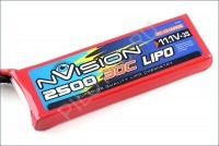 Аккумулятор nVision Li-Po 11.1V(3s) 2500mAh 30C - PILOTRC