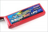 Аккумулятор nVision Li-Po 11.1V(3s) 3300mAh 30C - PILOTRC