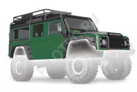 Корпус зеленый Land Rover Defender (с аксессуарами обвеса) - PILOTRC