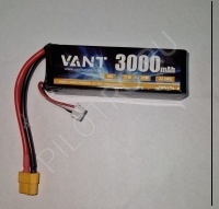  LiPo VANT Battery 11.1 3000 75C (3S,  ,  XT60) - PILOTRC