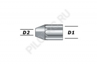 Адаптер для алюминиевого кока Protech D1=M8x1.25, D2=M4  - PILOTRC