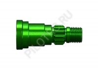   Stub axle, aluminum (green-anodized) 1. - PILOTRC