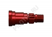   Stub axle, aluminum (red-anodized) 1. - PILOTRC