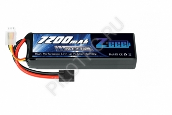 Аккумулятор Zeee Power  LIPO 3S 100C 7200mah  - PILOTRC