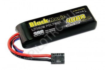Аккумулятор Black Magic 11.1V (4S) 4000mAh 30C LiPo Softcase TRX plug - PILOTRC