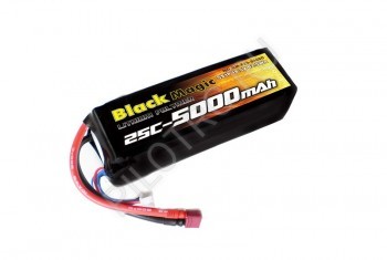 Аккумулятор Black Magic 18.5V (5S) 5000mAh 25C LiPo Deans plug - PILOTRC