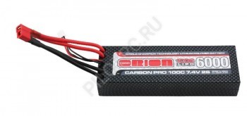  Team Orion Batteries Carbon Pro LiPo 7,4(2s) 6000mAh 100C - PILOTRC