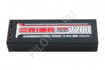 Аккумулятор Team Orion Batteries Carbon Pro LiPo 7,4В(2s) 7200mAh 100C - PILOTRC