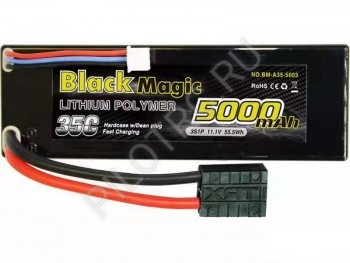  Black Magic 11.1V 3S1P 35C 5000mah (hardcase w/Traxxas Plug) - PILOTRC