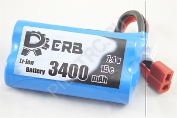  DERB Li-ion 7.4V 3400mAh (T-Plug) - PILOTRC