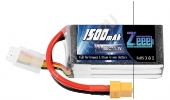  Zeee Power LiPO3s 11.1v 1500mah 100c SOFT - PILOTRC