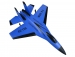 Радиоуправляемый самолет FeiXiong Toys электро FX820 SU35 Fighter Синий (EPP) - PILOTRC